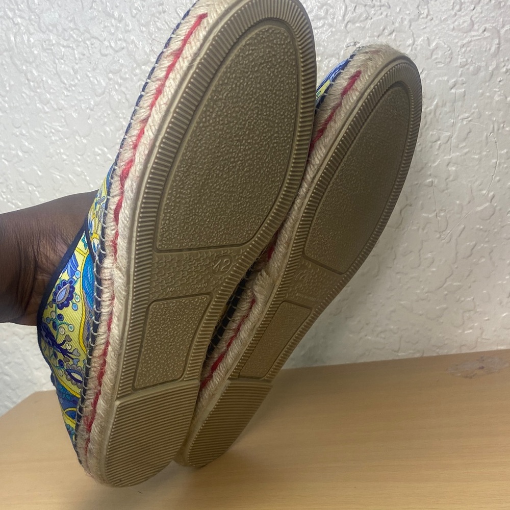 Vibrant Patterned Espadrille Slip-Ons - Picture 9 of 11